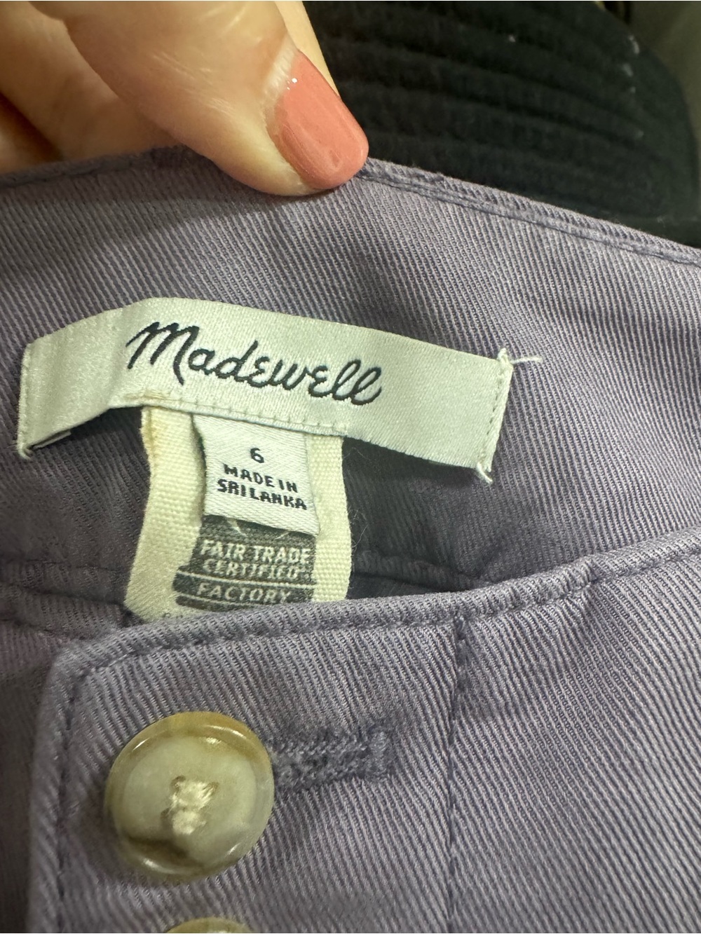 Madewell Lavender Wide Leg High Rise Pants Size 6 Casual Chic - Picture 6 of 6